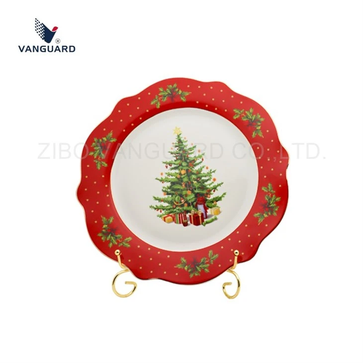 Porcelain Christmas Dinner Plate suppliers